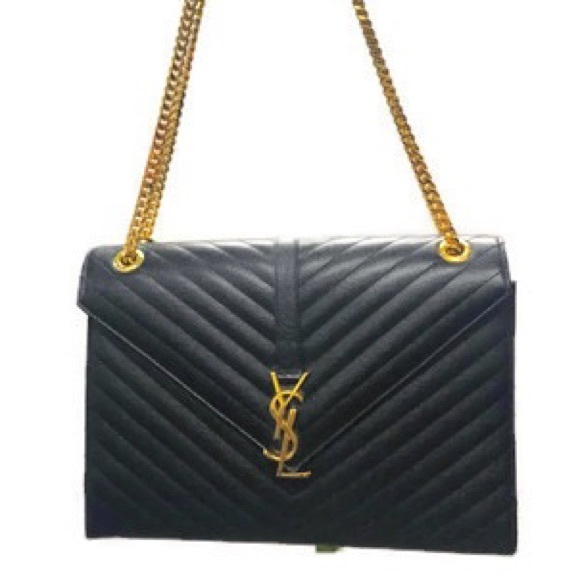 Saint Laurent Handbags - Saint Laurent YSL Medium Metallese Quilted Handbag